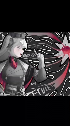 with deductive reasoning i shall interpret the world #artist #illustration #morimens #speedpaint #fyp