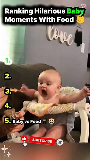 Ranking Hilarious Baby Moments with Food 👶🍴🤣 | Try Not to Laugh
