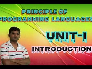PPL1:Principle of Programming Language Lecture in Hindi Full Explained by University Academy