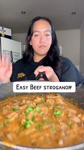 Easy recipe to use up your beef OR venison, creamy mushroom sauce and serve over mash or rice | Toni Walkers Home kitchen