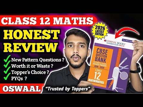 Oswaal Question Bank Class 12 Maths 2025-26 Review 🔥 | Best Question Bank For CBSE Class 12 2025