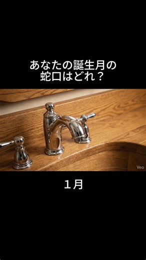 誕生月別！ あなたの家の蛇口から出るもの #ai #asmr