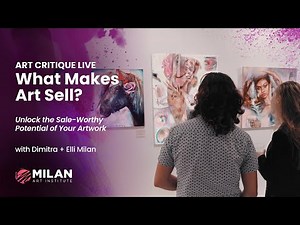 Art Critique Live: What Makes Art Sell (Free Workshop)