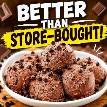 Homemade Chocolate Ice Cream Recipe | No Ice Cream Machine Needed! #icecream #dessertrecipe