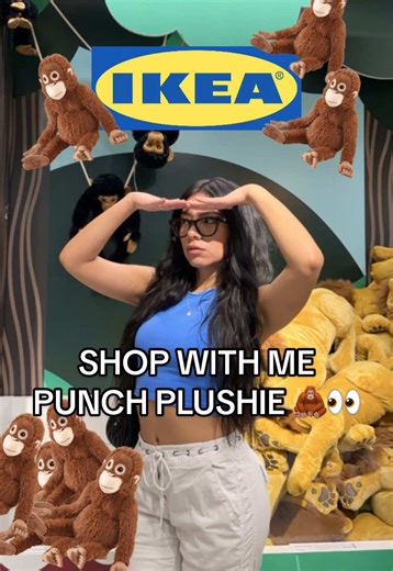 Let’s go shopping for Punch the baby monkey IKEA plush 🦧👀 Let me know if YOU would buy the plushie!! 📍Woodbridge, VA #shopwithme #woodbridgeva #punchthemonkey #viralproduct #punchmonkey
