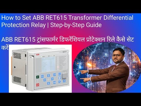 ABB RET615 Transformer Differential Protection Relay Setting Explained