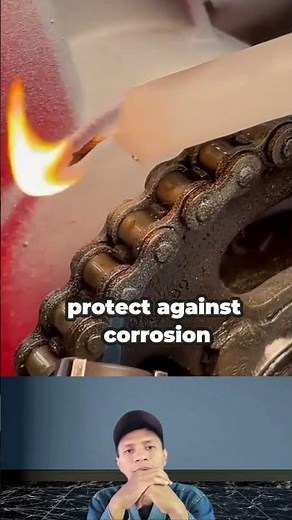 motorcycle chain lubricant from wax