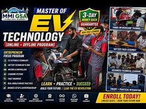Electric Vehicle Course {ONLINE + OFFLINE PROGRAM} 3-Day Money-Back Guarantee