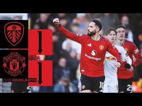 The Points Are Shared | Leeds v Man Utd | Highlights