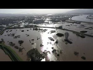 【速報】阿武隈川氾濫-台風19号-伊達市梁川町五十沢地区