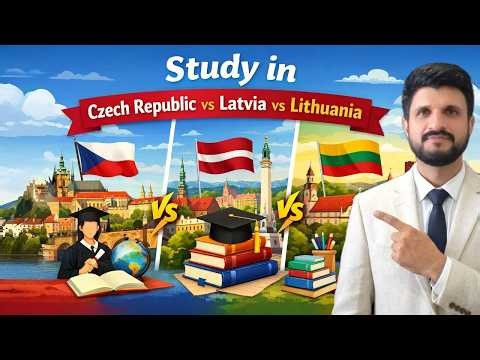 Study In Czech Republic Vs Latvia Vs Lithuania 2026 | Admission Process | Cost | Crown Immigration