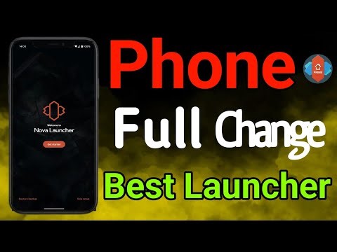 1 App Se Phone Full Change || Nova Launcher App Review ||