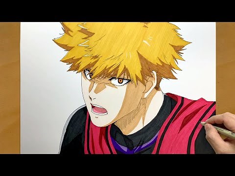 How to Draw Rensuke Kunigami from Blue Lock | step by step | Draw anime | Anime Drawing