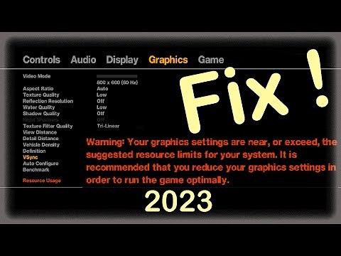 your graphics settings are near or exceed gta iv fix | gta 4 graphics problem fix