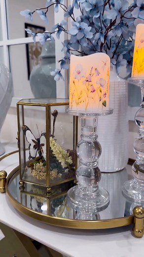 Spring Entry table decoration 🌸 #fyp #springdecorideas #ideasdecor #fypviral #homedecor #decorinspiration | Yajaira Mejia