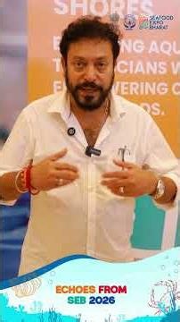 Tamil Nadu Fisheries Minister Thiru A. Srinath Addresses Seafood Expo Bharat 2026