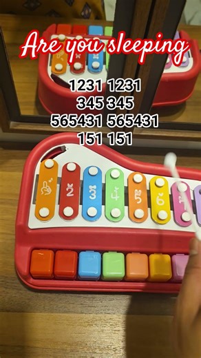 Are you Sleeping #xylophone #tutorial #music #areyousleeping