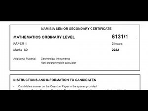 Paper 1 October 2022 Grade 11