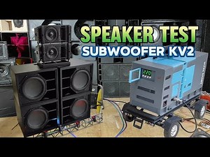 miniatur sound system, speaker test