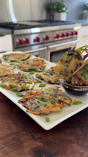 Delicious Korean Vegetable Pancakes Recipe