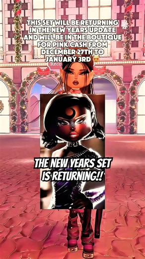 💄SPARKLING RESOLUTION SET!! 🥳💖 #dti #newyear #update #dresstoimpress #sneakpeek #roblox #shorts