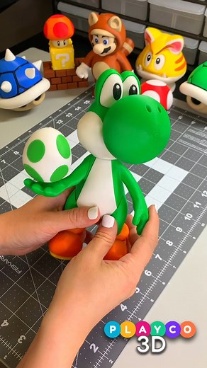 10K views · 191 reactions | 讀 Yoshi and Egg Multi Part ➡️ 3D model: https://cults3d.com/:2169039  Designed by Playco3D | Cults. | Facebook