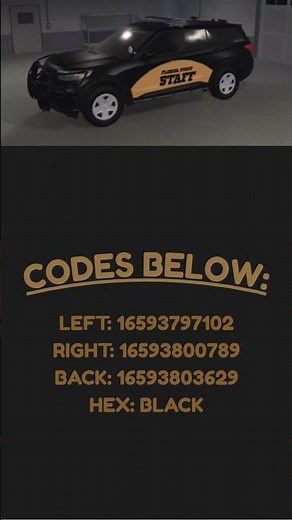 Free FSRP Staff Livery | CODES INCLUDED (ER:LC)