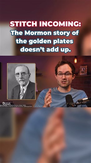 8K views · 106 reactions | The Book of Mormon claims to come from golden plates, but there’s no way that much information could fit on them.  #Mormon #BookOfMormon #LDS #Christianity #Apologetics Watch the full episode here: https://youtu.be/I-i_7k5i88g | The Counsel of Trent | Facebook
