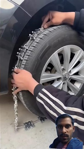 New steel 360-degree car snow chains, easy to install, multi-purpose choose one for