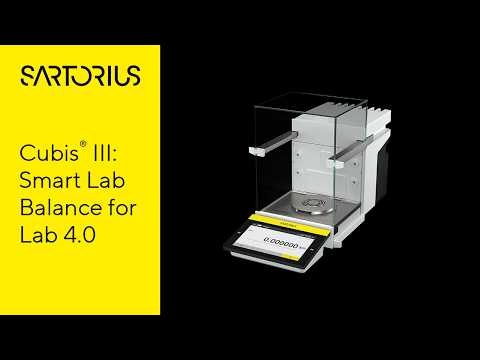 Lab 4.0 Connectivity, Compliance & Lower Total Cost of Ownership | Cubis® III Analytical Balance