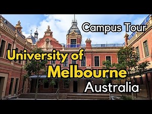 The University of Melbourne campus tour, Melbourne Australia Parkville campus
