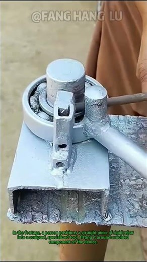 How to Bend Rebar with a Small Tool #Shorts #RebarBending #MetalWorking #ConstructionTools