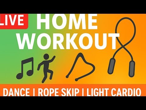🔴 LIVE Workout – Rope Skipping & Simple Dance Aerobics for Fat Burn
