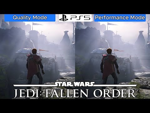 Star Wars Jedi: Fallen Order PS5 - Graphics Comparison - Quality Mode VS Performance Mode - 4K