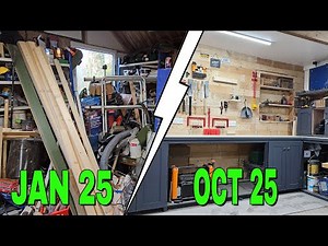 Small Woodworking Shop Tour An AMAZING Transformation