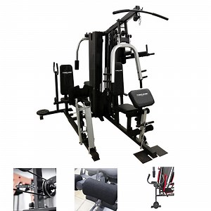 [Hot Item] Large Fitness Strength Training Machine Home 5 Person Standing Multi-Functional Exercise Set 5 Station Gym Fitness Equipment