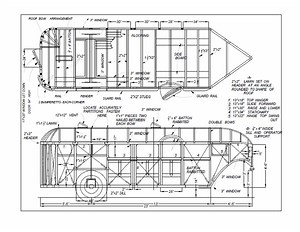 23' Gooseneck Camper Fifth Wheel Trailers DIY Plans Camping RV Caravan 5th Wheel Build Your Own