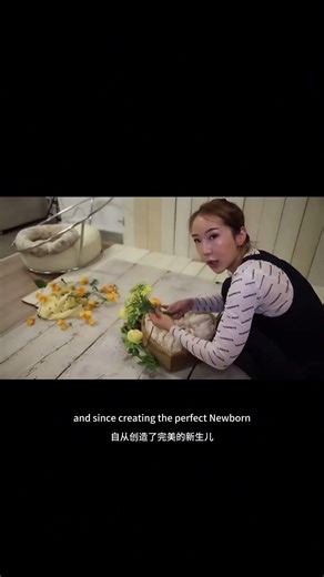 How do I mix real and artificial flowers in newborn photography setups#newbornphotography #newborn