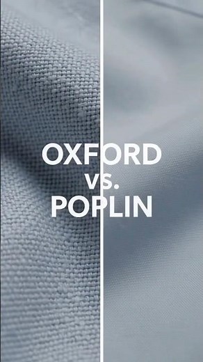 Stop Wearing the Wrong Shirt! (Oxford vs. Poplin Explained) 👔 #mensclothing #mensfashion #shirt