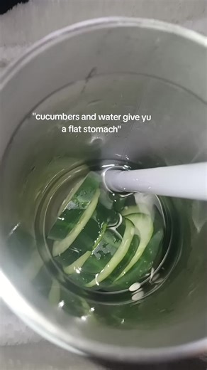 Cucumber Water Benefits for a Flat Stomach