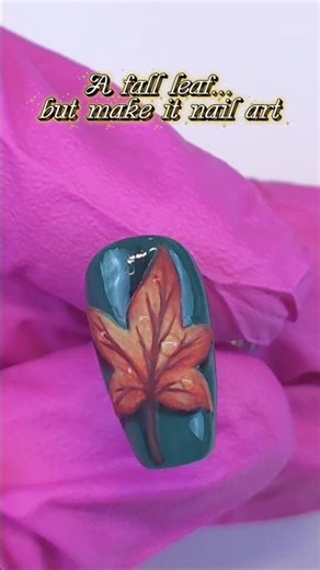 Fall Leaf Nail Art 🍁🍂🌟