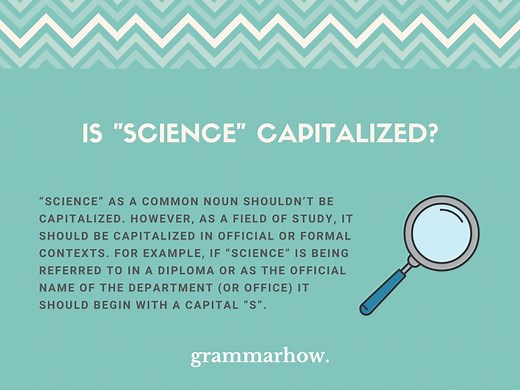 Is "Science" Capitalized? (Helpful Examples)