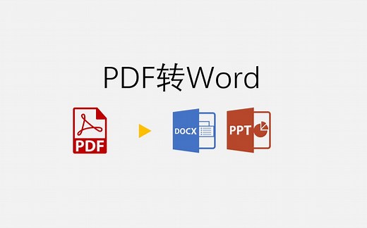 PDF文档转换为Word/PPT文档，一个工具全搞定！