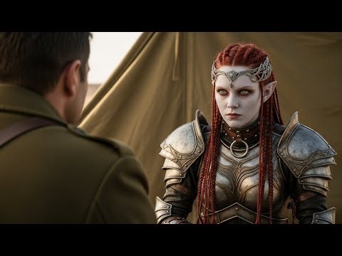 The Red-Haired Alien Queen’s Silent Confrontation Inside the War Tent