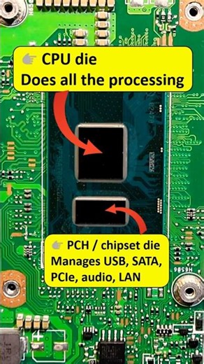 This CPU Has TWO Chips Inside 😱 Most Techs Miss This #shorts