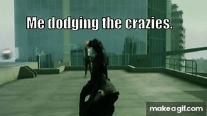 Matrix:The Matrix Neo Dodging Bullets on Make a GIF
