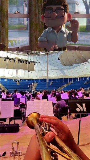 One of my favorite movie themes 🎈🏡🎺 . . . #trumpet #up #pixar #music #fyp