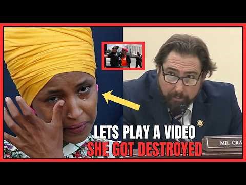MAGA Eli Crane SHUTS UP Cocky Ilhan Omar, plays a video that makes her RUN FOR THE DOOR