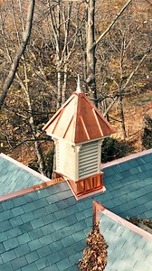Decorative copper cupola install - POV #roofing #toronto #torontohomes #torontobuilder #torontoroofing #commercialroofing #renovation #luxuryhomes #buildersofinsta #roofersofinstagram #asmr | TorontoRoofing.ca