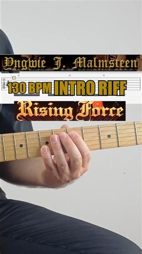 Yngwie Malmsteen – Rising Force Intro Guitar Riff ⚡🔥